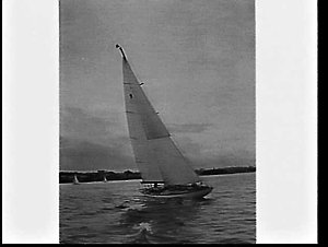 ICI terylene sails on the yacht Kyeemah racing on Sydne...