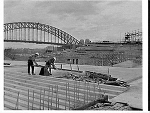 Sydney Opera House construction 1962 (including the ope...