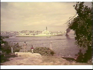 HMAS Melbourne at Garden Island