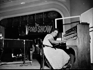 Afro-American pianist Winifred Atwell on the Ford Show,...