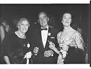 New Zealanders at an English-Speaking Union function, P...