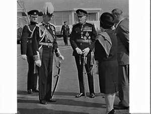 Governor-General Viscount De L'Isle leaves Sydney