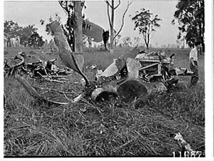 Crash of Pacific Aviation Bristol Freighter VH-AAH, Alb...