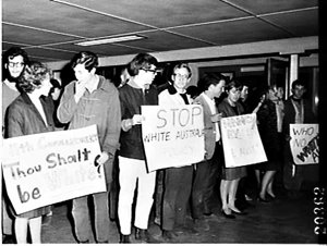 University students protest over the deportation of Ind...