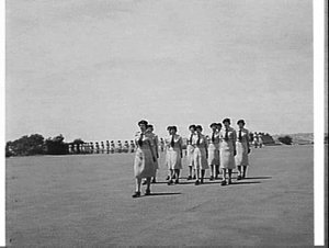 W.R.A.A.C. (Women's Royal Australian Army Corps) passin...