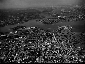 Aerial photograph of Sydney for the University of N.S.W...