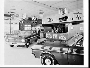 Interiors and exteriors, Nuford Motors (Ford dealers), ...