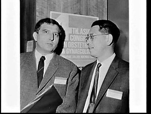 Professors S. Matsumoto of Japan and Emilio Alfaro Grac...