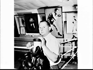 Portrait of boxing trainer (and father of APA photograp...