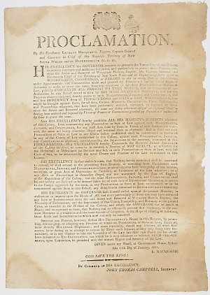 Proclamation / by His Excellency Lachlan Macquarie.