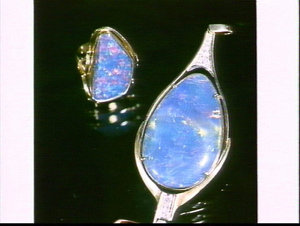 APA studio photograph of Diamond Traders' opal jeweller...