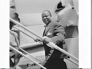 Louis "Satchmo" Armstrong leaves, Mascot