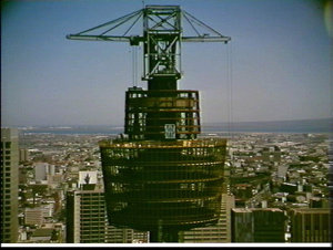 Centrepoint Tower under construction, Sydney