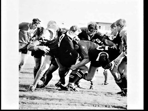 All Blacks Rugby Union Team defeats Sydney 14-9, Sydney...