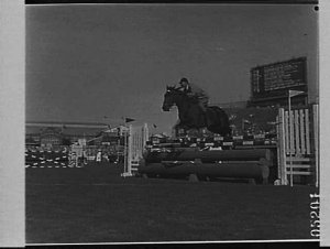 Showjumping at the 1958 Royal Easter Show