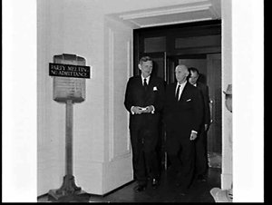 John Gorton elected (?) Prime Minister at a Liberal Par...