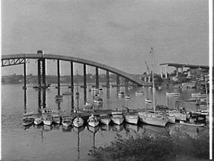 Arch of the Gladesville Bridge completed 1962