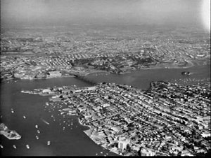 Aerial photograph of Sydney for the University of N.S.W...