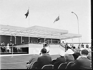 Gladesville Bridge official opening by Princess Marina