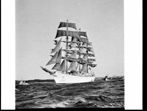 Argentine Naval training ship Libertad leaves after Cap...