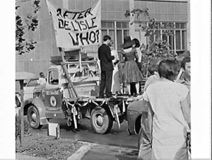 University of Sydney Commem Day 1965 procession