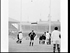 All Blacks Rugby Union Team plays Australia, 1968, Sydn...