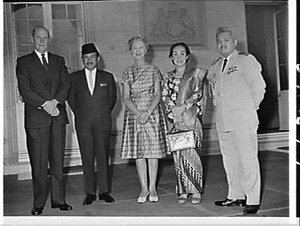 Indonesian ambassador Major-General R.A. Kosasih at Gov...