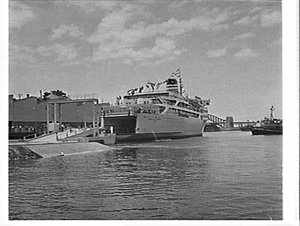 New vehicular ferry for the Tasmania trade Empress of A...