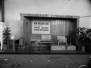 Forestry Commission exhibit at the Furniture Exhibition