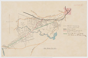 [Plan showing proposed road from Sydney to Old George's...