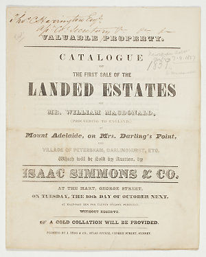 Catalogue of the first sale of the landed estates of Mr...