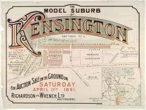 The model suburb of Kensington [cartographic material] ...