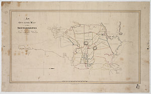 An out line map of the settlement in New South Wales [c...