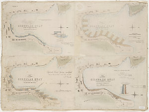 Plan of the Circular Quay including the Harbor Steamers...