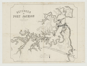 Defences of Port Jackson [cartographic material] : supp...