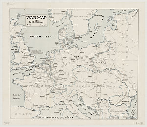 War map 1914 [cartographic material] / H.E.C. Robinson.