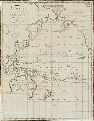 A chart shewing the tract of Captain Cook's last voyage...
