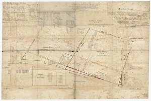 Tracing of plan of a part of Woolloomooloo [cartographi...