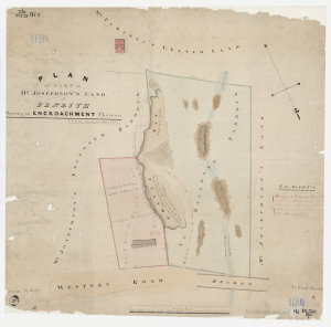 Plan of part of Mr Josephson's Land at Penrith showing ...