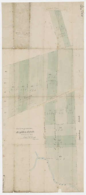 Part of original plan of Brighton Estate [cartographic ...