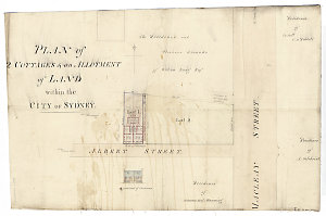 Plan of two cottages and an allotment of land within th...