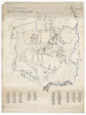Mining district of Castlemaine [cartographic material] ...