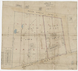 Plan of the White Horse Inn and adjoining property, New...
