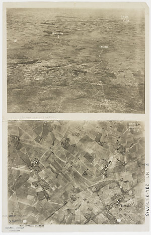 German front line in Moorslede sector [Belgium] [cartog...