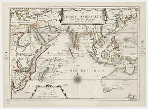 Carte des Indes Orientales [cartographic material] / pa...