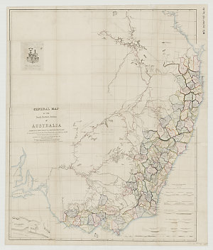 General map of the south eastern portion of Australia [...