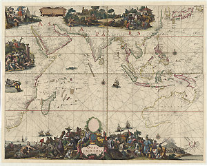 Oost Indien [cartographic material] / Hugo Allardt excu...