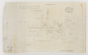 Plan of proposed new street from Bourke St. to General ...