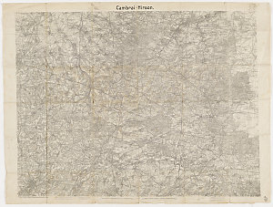 Cambrai-Hirson [cartographic material] / Bearbeitet in Kartogr. Abteilung des Stellvertretenden Generalstabes der Armee.