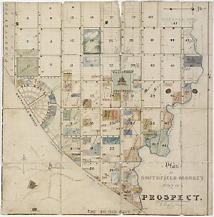 Plan of Smithfield Market, town of Prospect [cartograph...